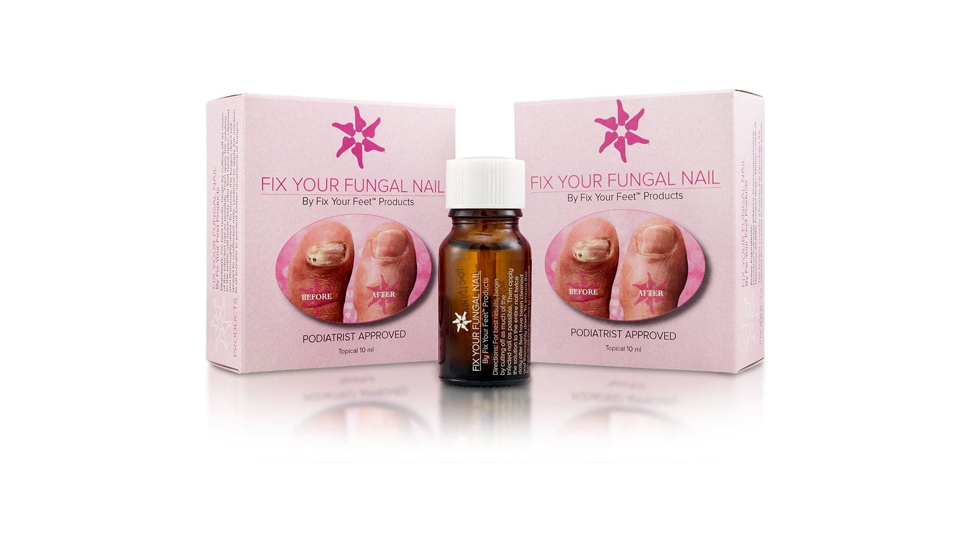 Improve discolored toenails with Fix Your Feet treatment