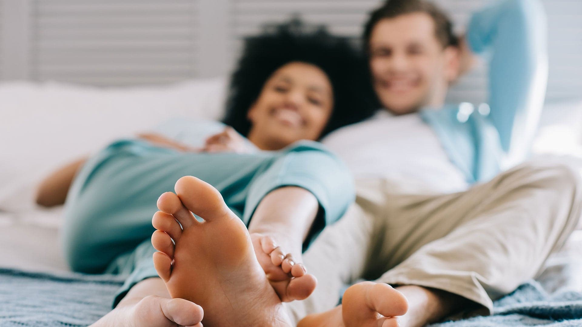 Confident, intimate moments start with feet you love